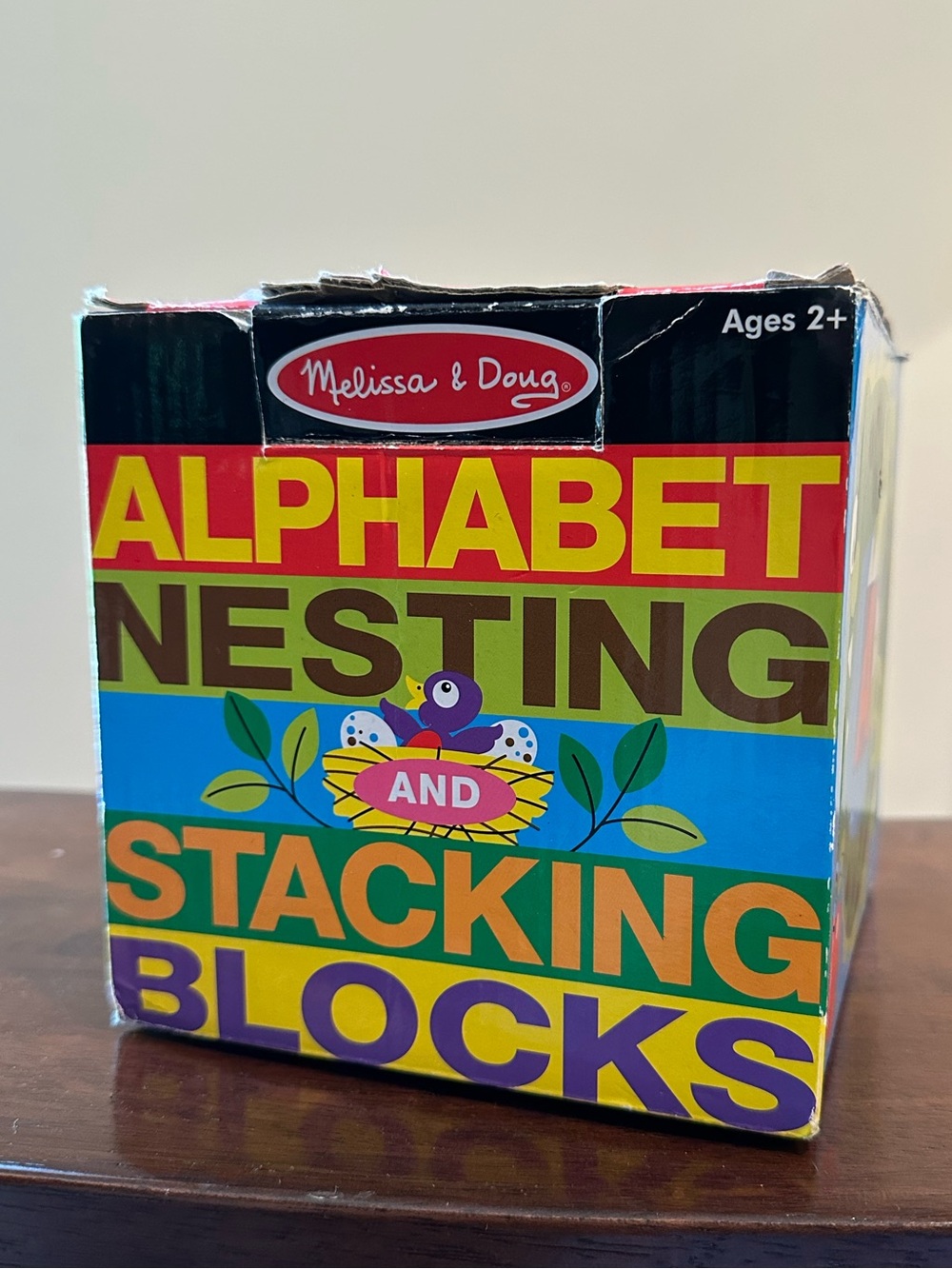 Melissa & Doug • heavyweight board stacking and nesting blocks • 3 feet tall